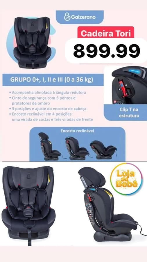 Cadeirinhas para carro 20