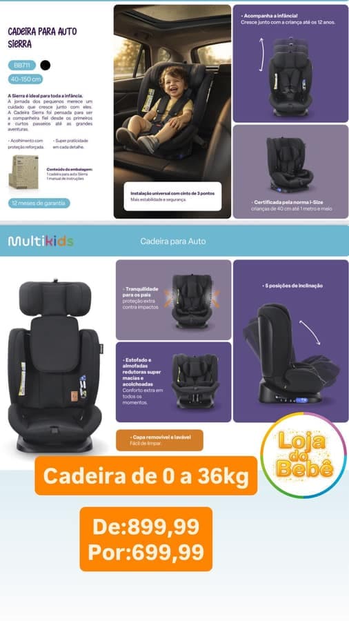 Cadeirinhas para carro 26