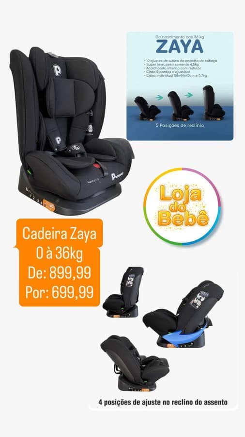 Cadeirinhas para carro 6