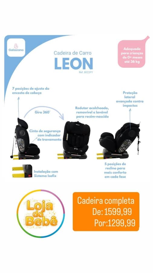 Cadeirinhas para carro 9