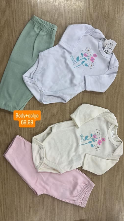 Conjunto de body Feminino 10