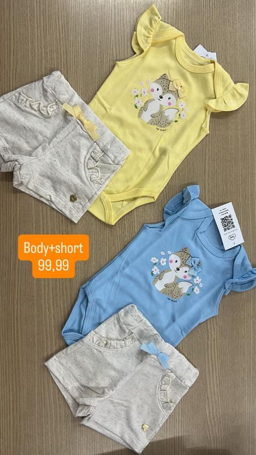 Conjunto de body Feminino 12