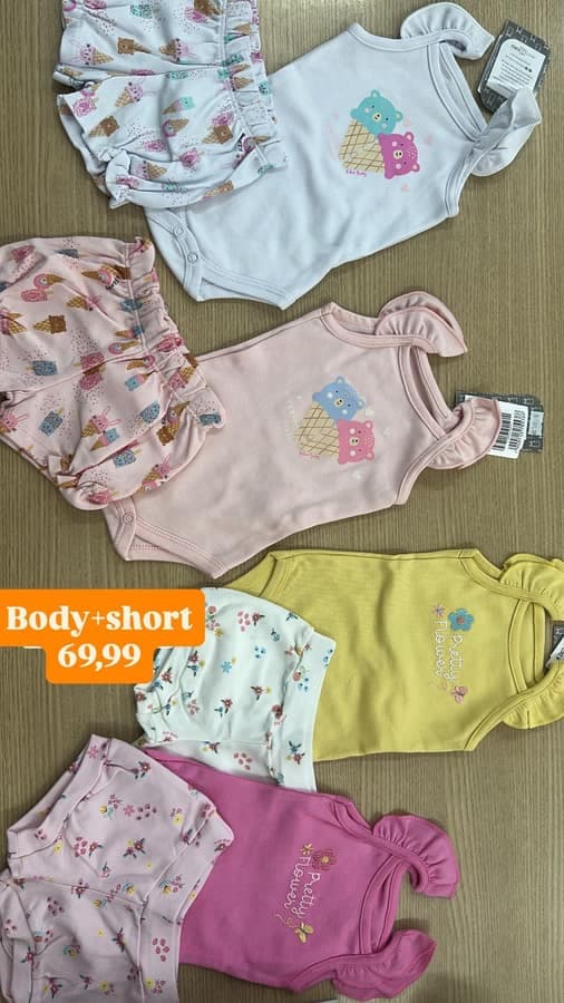 Conjunto de body Feminino 45
