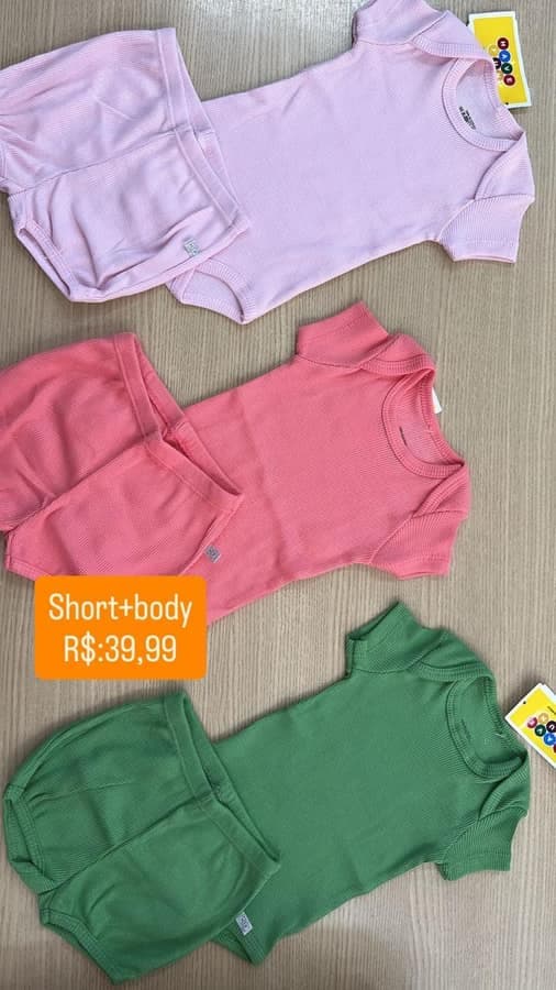 Conjunto de body Feminino 64