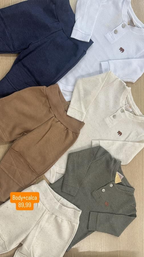 Conjunto de body Masculino 11