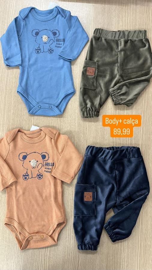 Conjunto de body Masculino 28