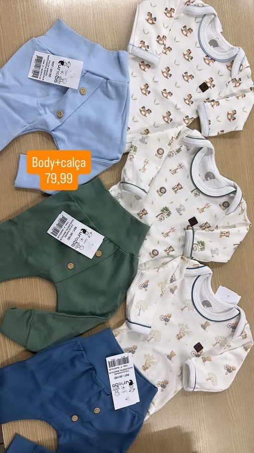 Conjunto de body Masculino 36