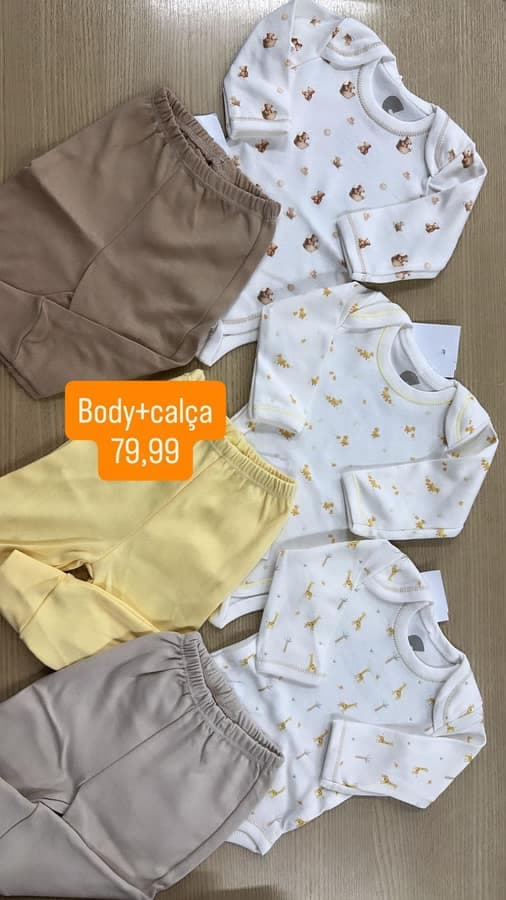 Conjunto de body Masculino 38