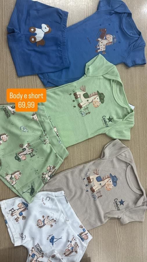 Conjunto de body Masculino 44