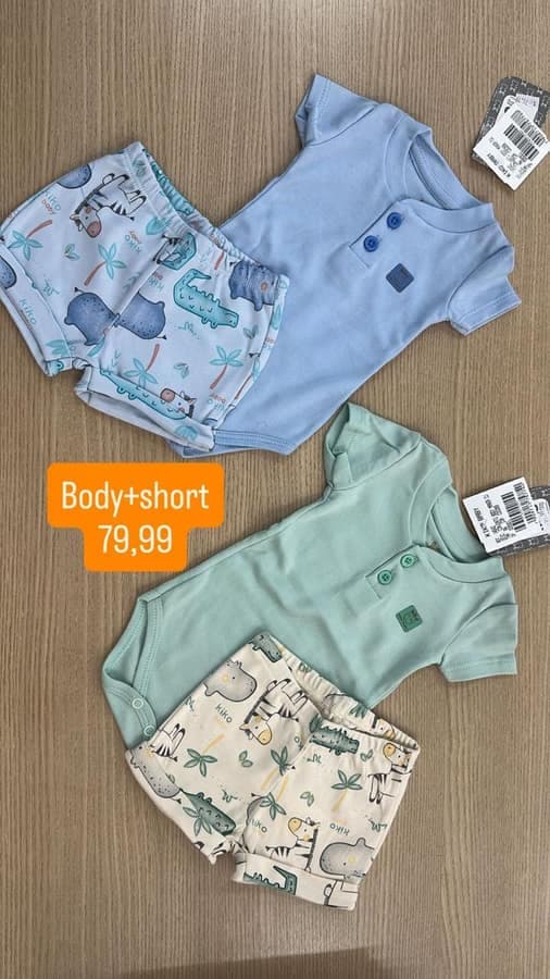 Conjunto de body Masculino 66