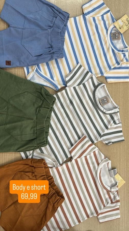 Conjunto de body Masculino 73