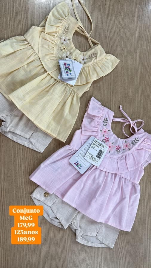 Conjunto Feminino 1.2.3 Anos 11