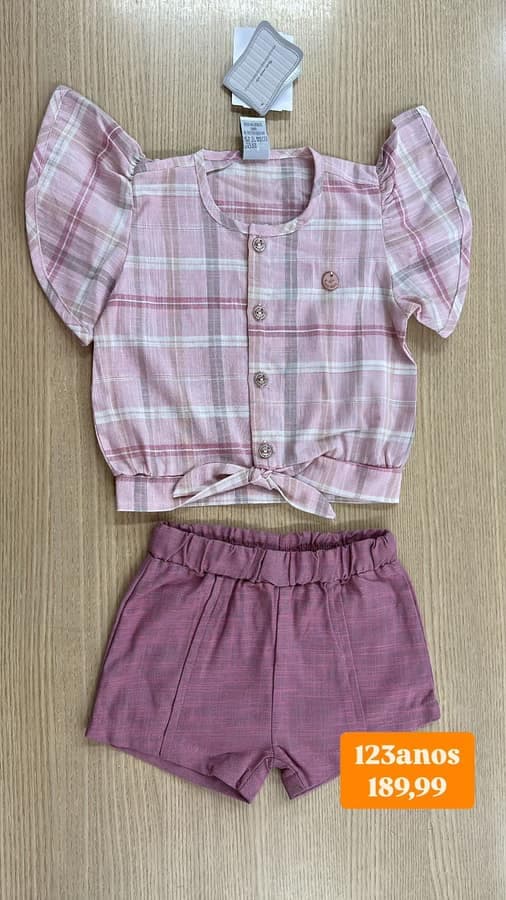 Conjunto Feminino 1.2.3 Anos 12