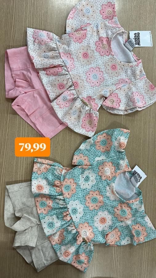 Conjunto Feminino 1.2.3 Anos 15