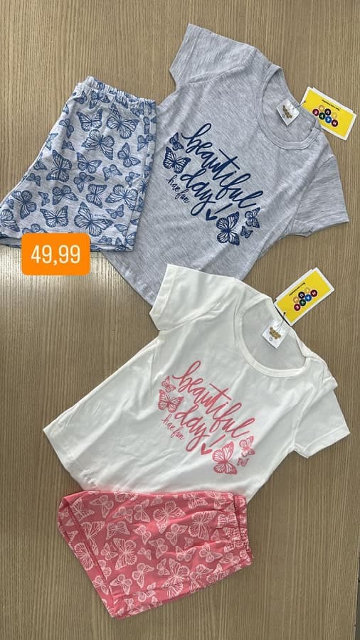 Conjunto Feminino 1.2.3 Anos 22