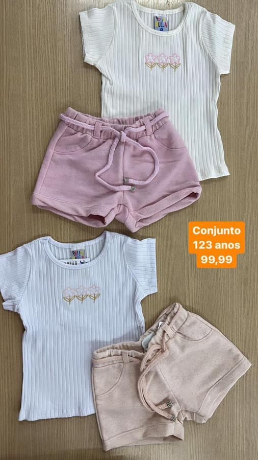 Conjunto Feminino 1.2.3 Anos 23