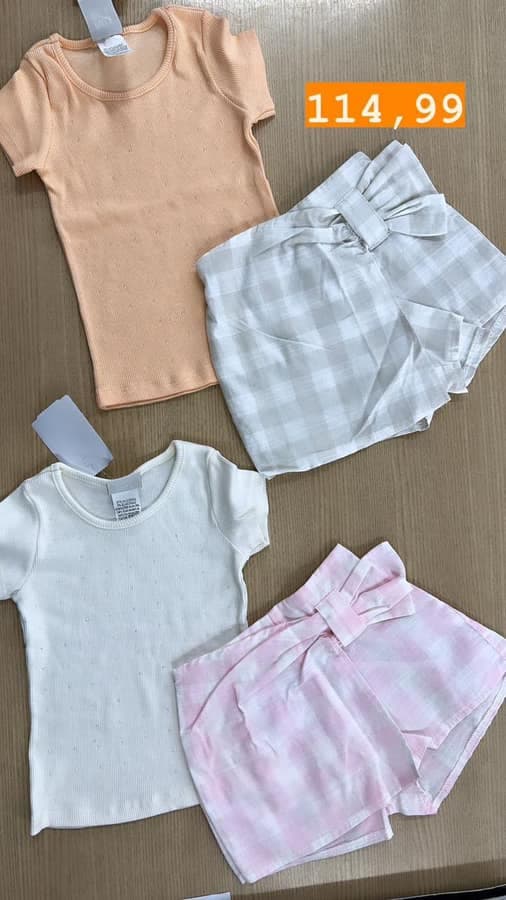 Conjunto Feminino 1.2.3 Anos 24