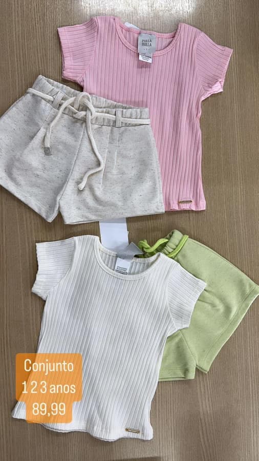 Conjunto Feminino 1.2.3 Anos 25