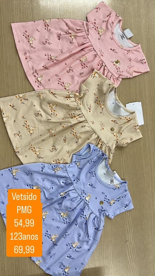 Conjunto Feminino 1.2.3 Anos 34
