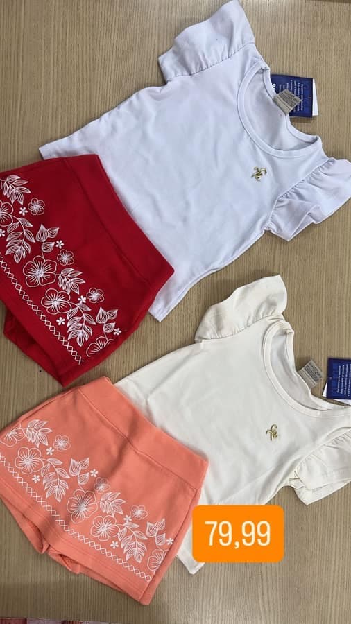 Conjunto Feminino 1.2.3 Anos 38