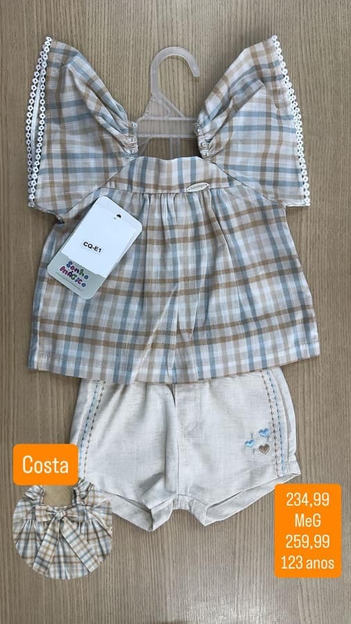 Conjunto Feminino 1.2.3 Anos 42
