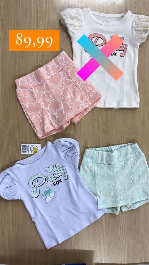 Conjunto Feminino 1.2.3 Anos 43