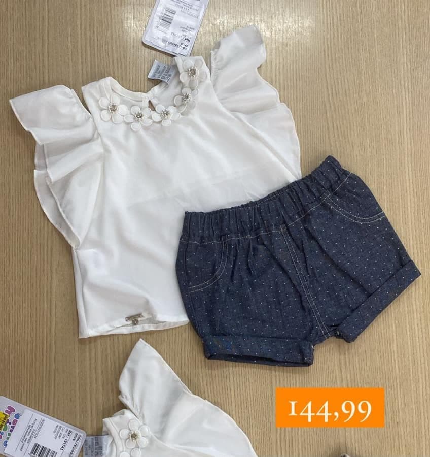 Conjunto Feminino 1.2.3 Anos 44