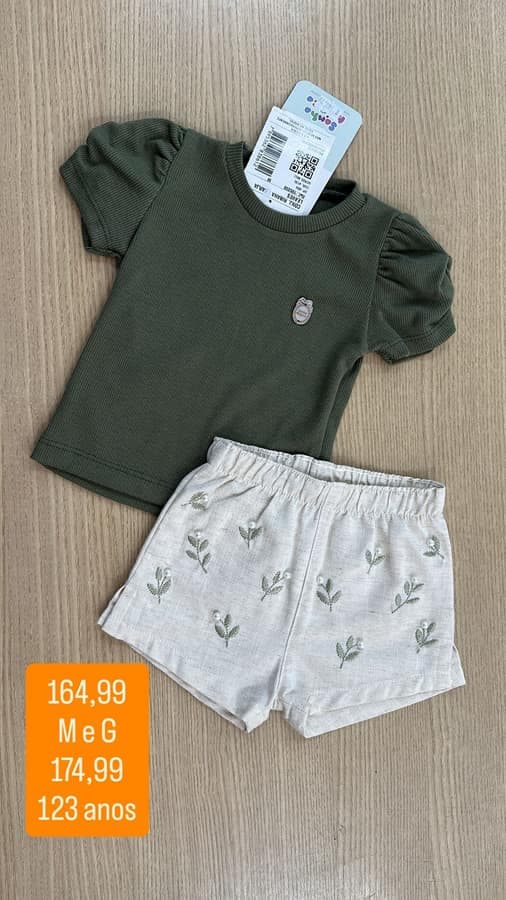 Conjunto Feminino 1.2.3 Anos 5