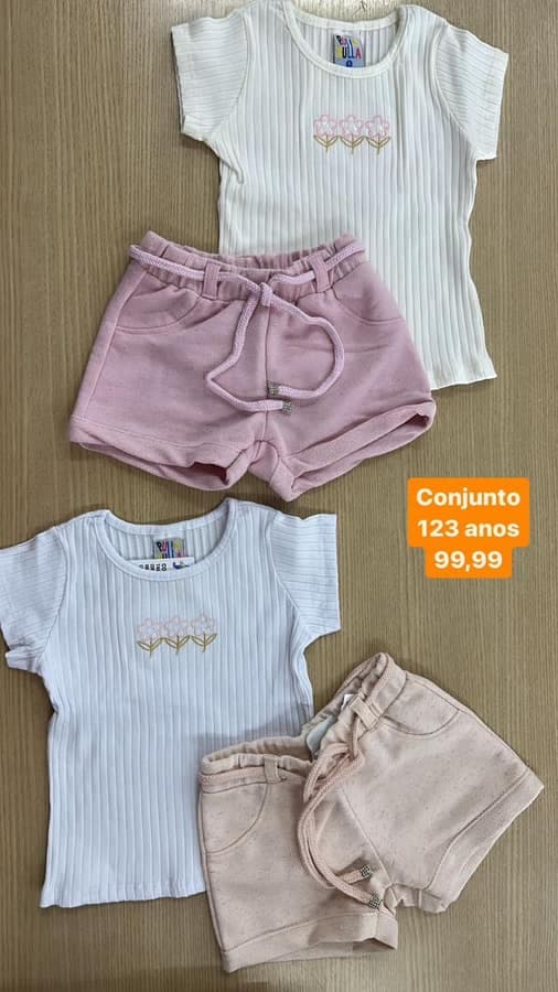 Conjunto Feminino 1.2.3 Anos 55