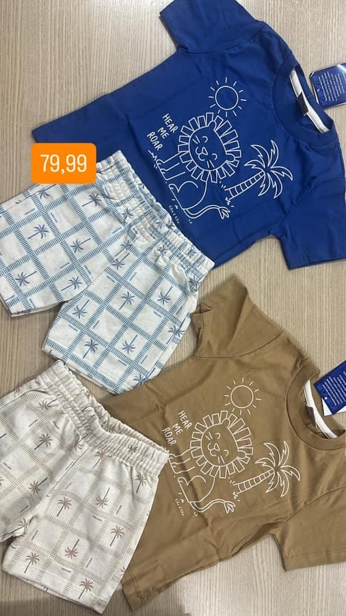 Conjunto Masculino 1.2.3 Anos 18