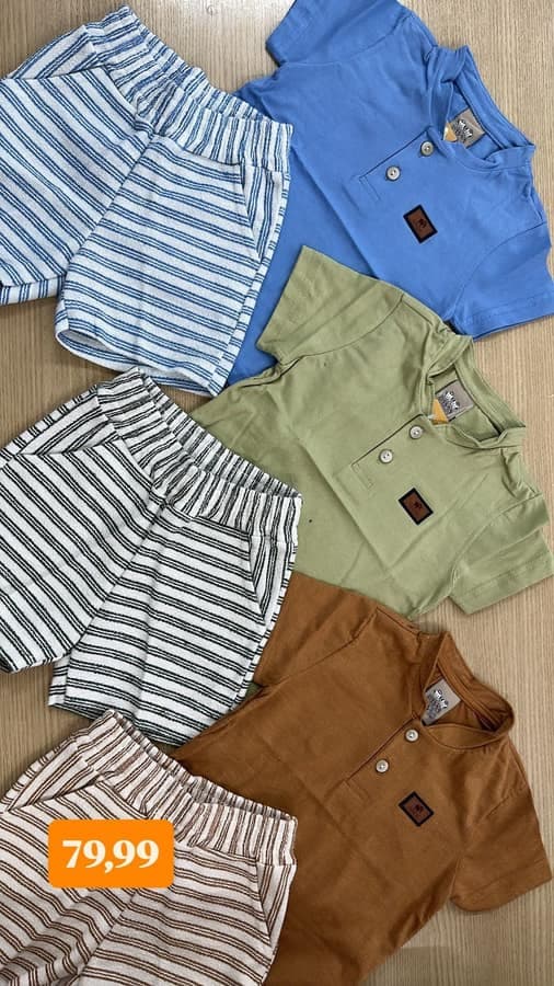 Conjunto Masculino 1.2.3 Anos 23
