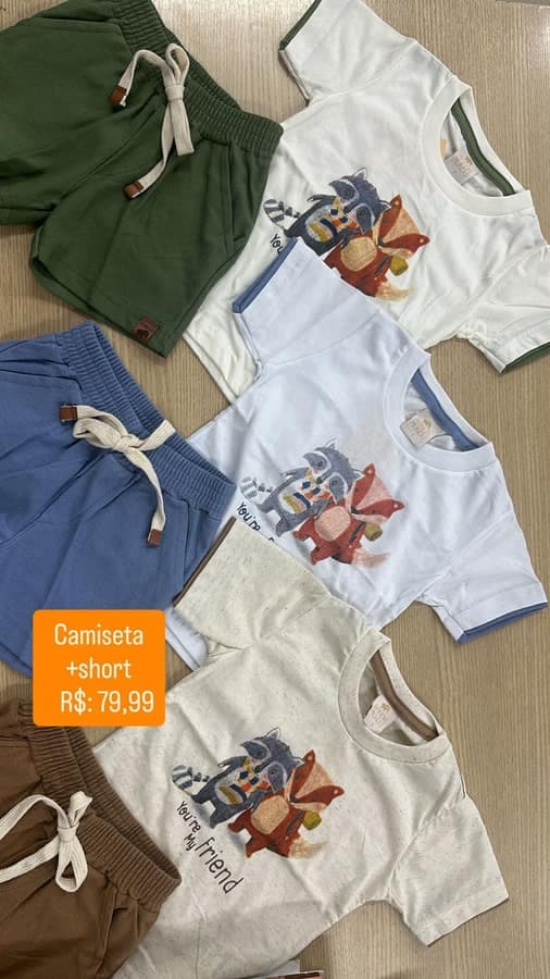 Conjunto Masculino 1.2.3 Anos 35