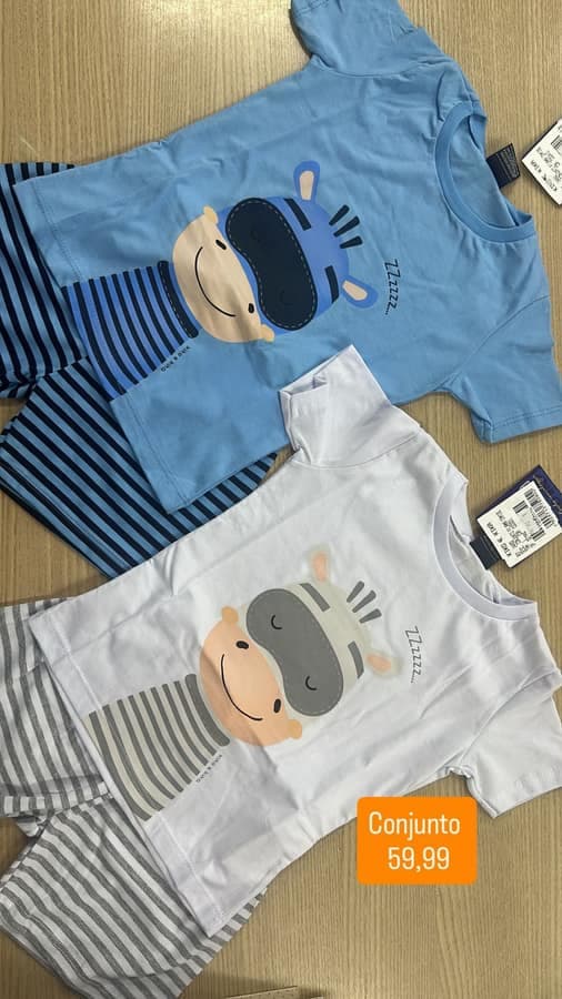 Conjunto Masculino 1.2.3 Anos 36