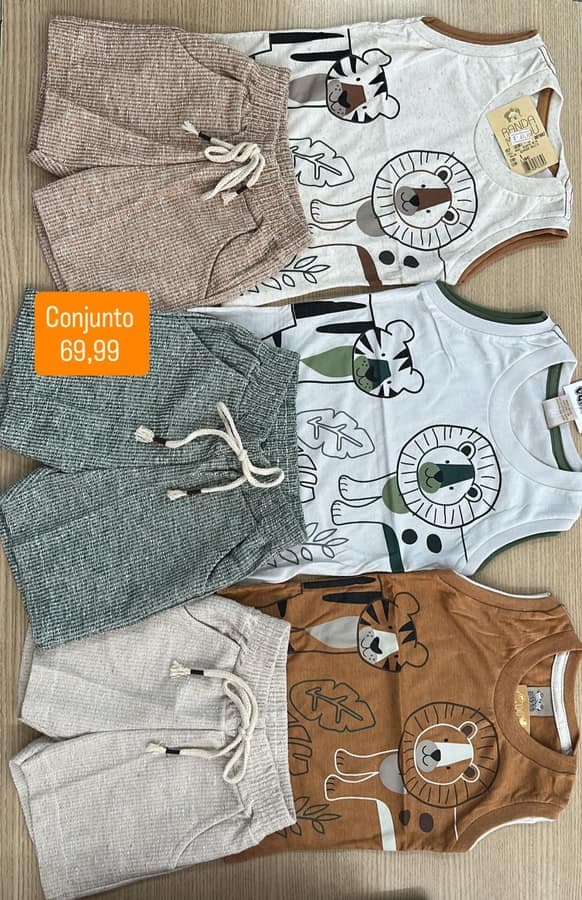Conjunto Masculino 1.2.3 Anos 38