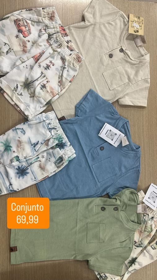Conjunto Masculino 1.2.3 Anos 39