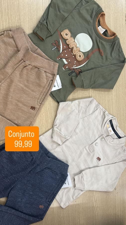 Conjunto Masculino 1.2.3 Anos 4