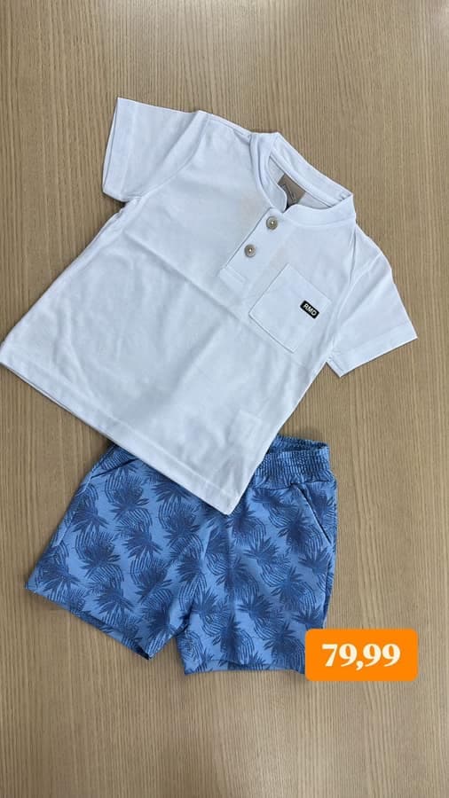 Conjunto Masculino 1.2.3 Anos 45