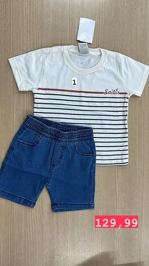 Conjunto Masculino 1.2.3 Anos 46