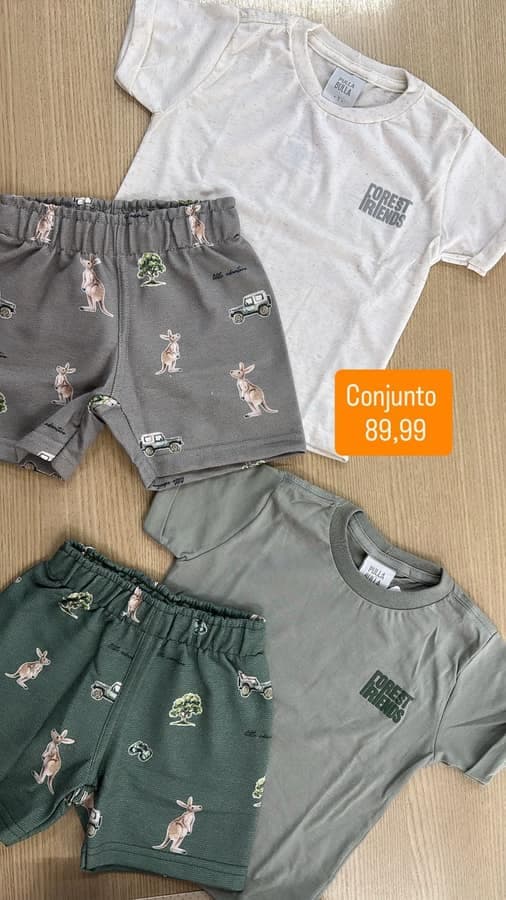 Conjunto Masculino 1.2.3 Anos 48