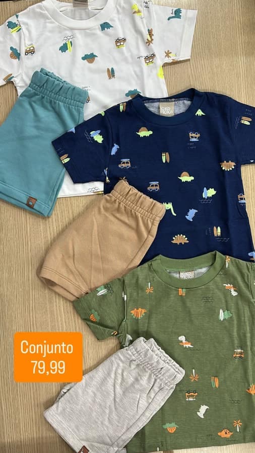 Conjunto Masculino 1.2.3 Anos 55