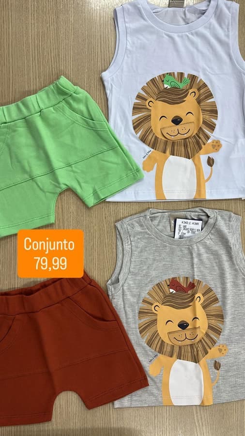 Conjunto Masculino 1.2.3 Anos 56