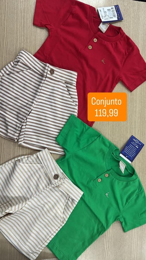 Conjunto Masculino 1.2.3 Anos 58