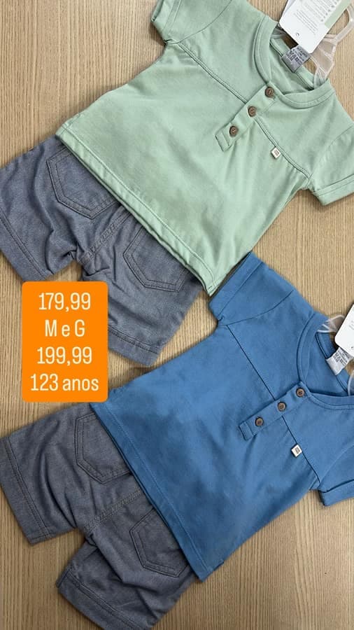 Conjunto Masculino 1.2.3 Anos 6