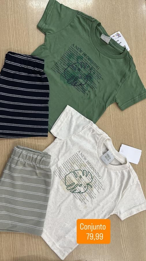 Conjunto Masculino 1.2.3 Anos 62