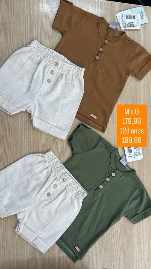 Conjunto Masculino 1.2.3 Anos 69