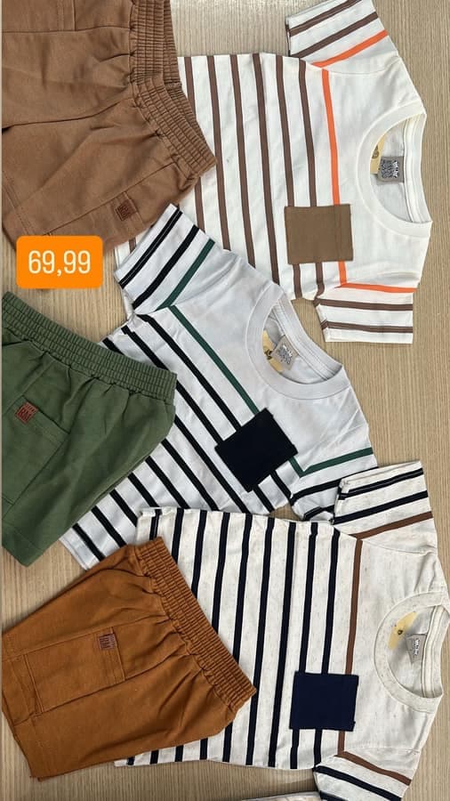 Conjunto Masculino 1.2.3 Anos 71