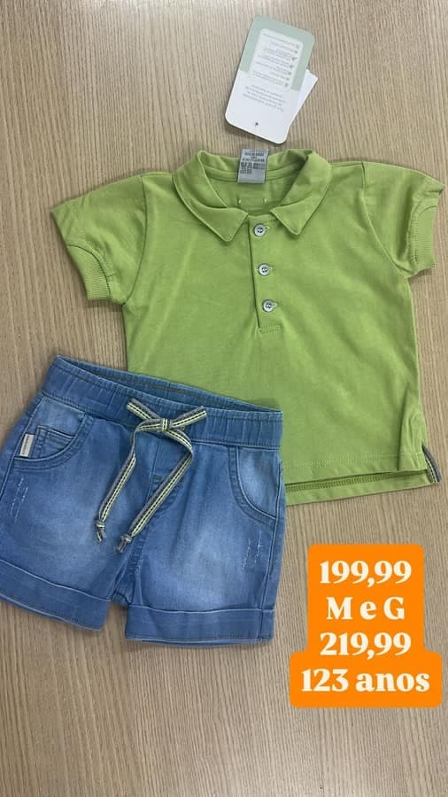Conjunto Masculino 1.2.3 Anos 79