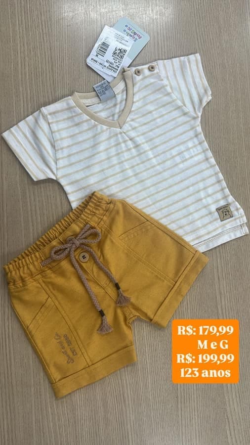Conjunto Masculino 1.2.3 Anos 81
