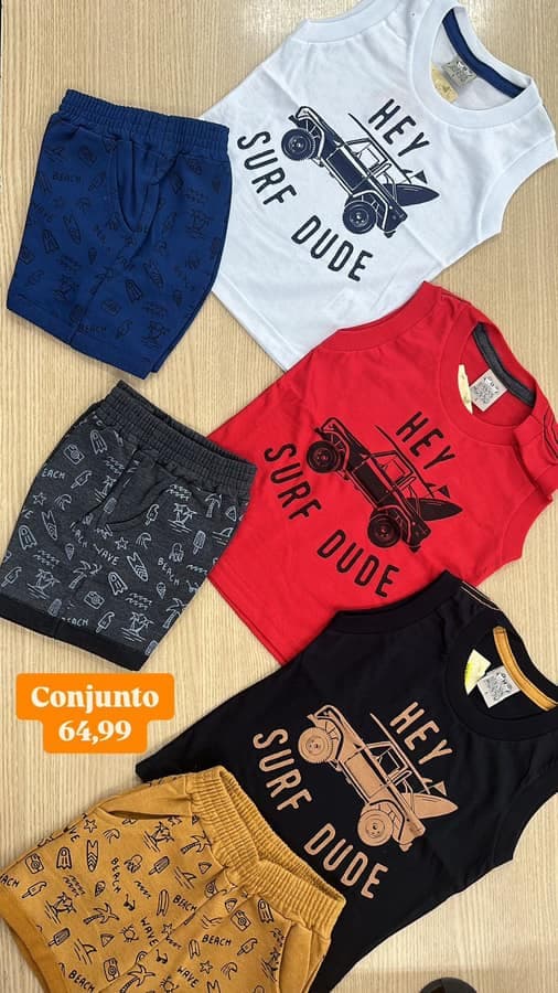 Conjunto Masculino 1.2.3 Anos 86