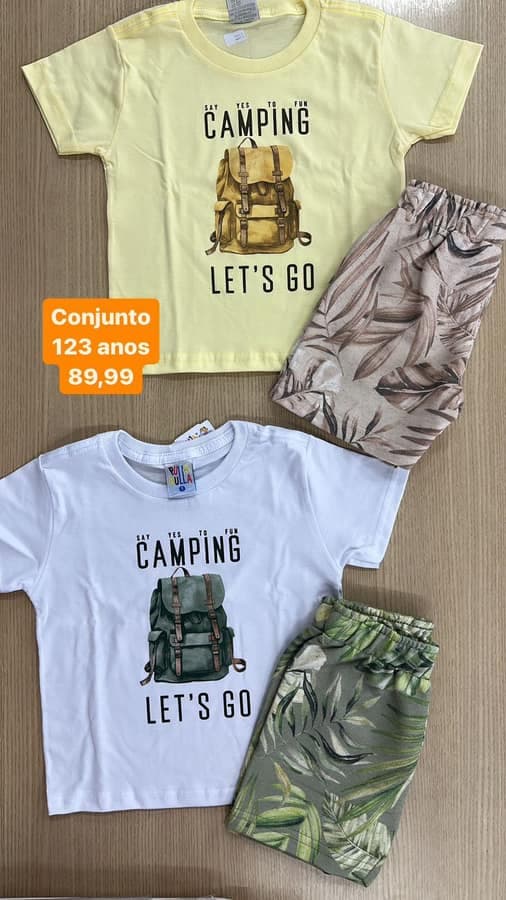 Conjunto Masculino 1.2.3 Anos 87